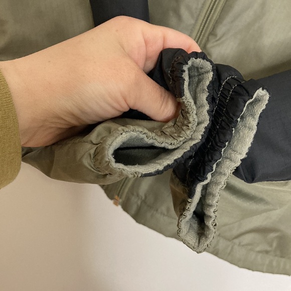 MEC Jacket Womens Small Green Black Fleece Lined Softshell Full Zip Gorpcore - Picture 10 of 16